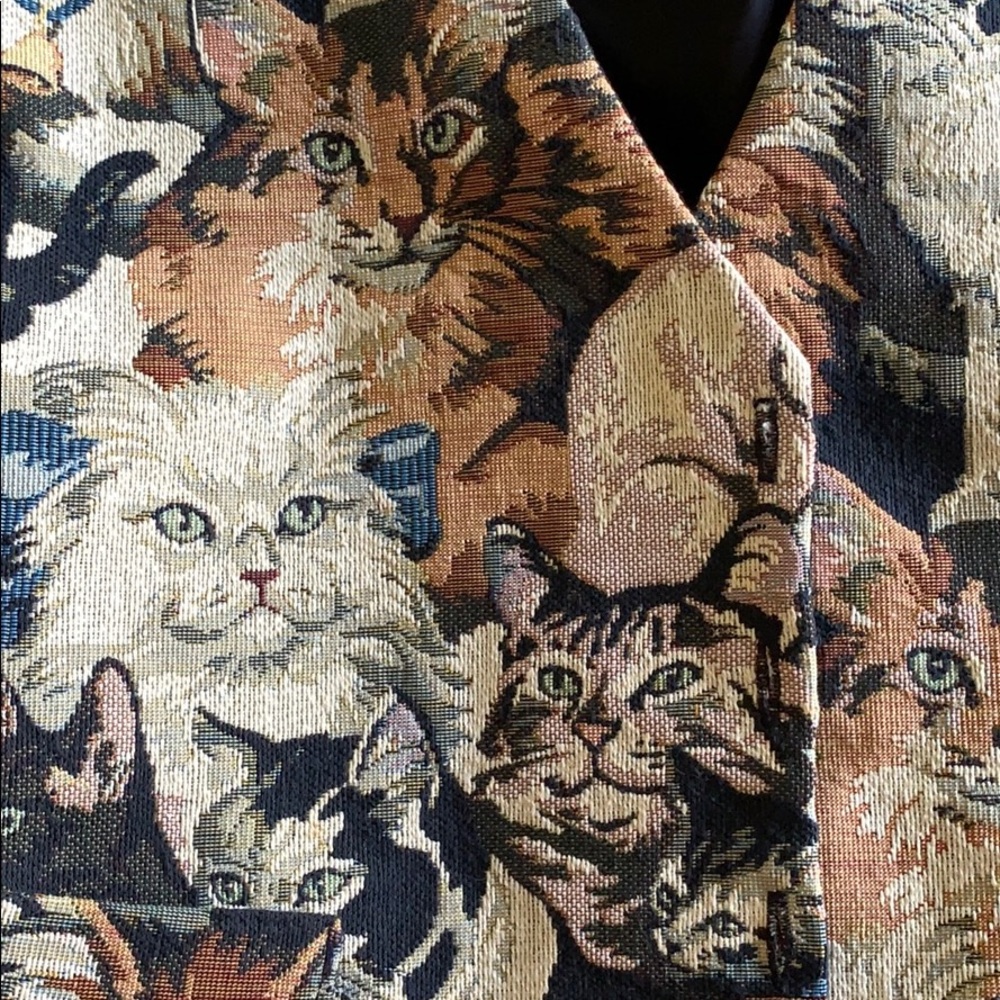 Vintage Cat Vest